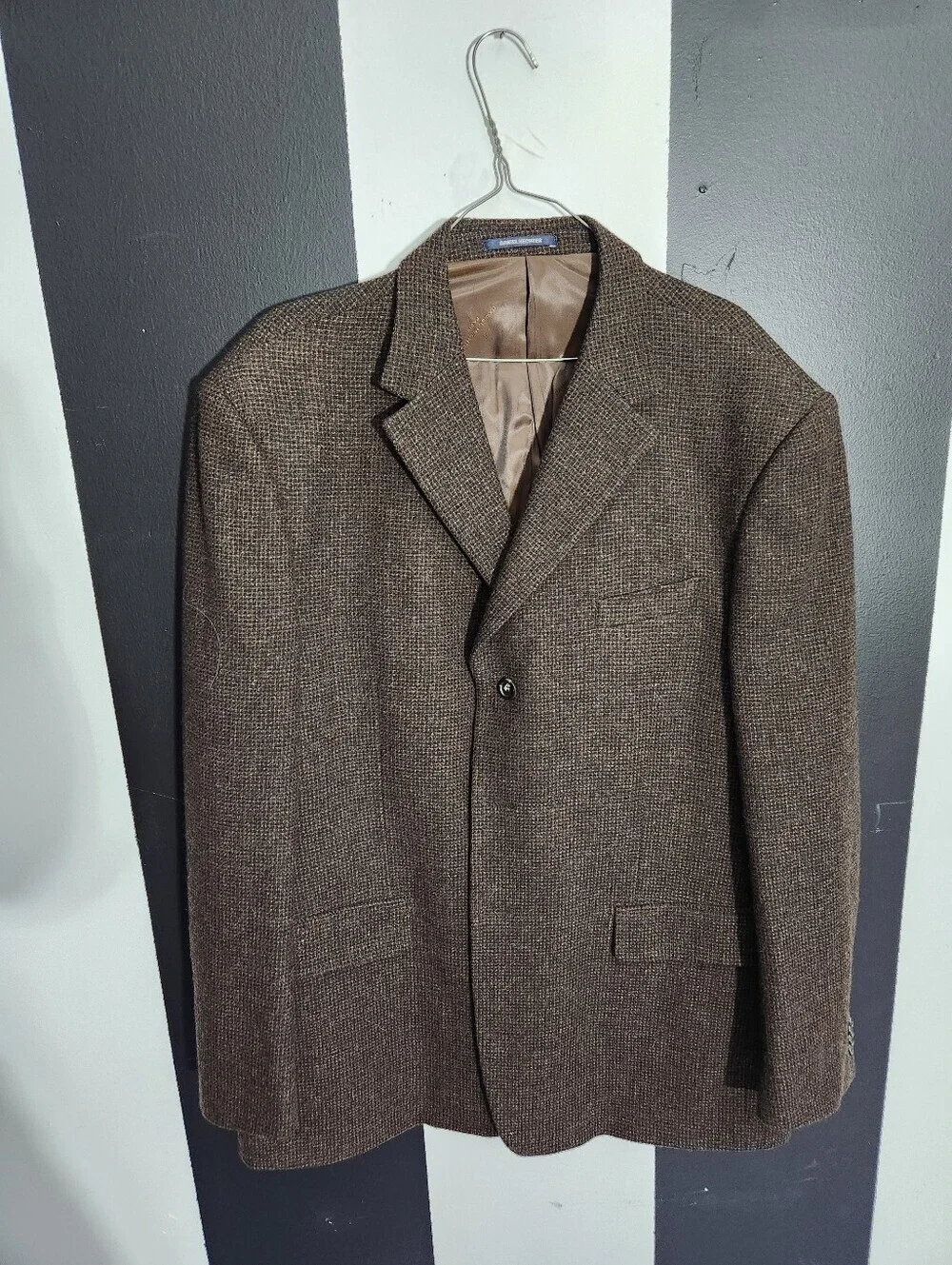 Daniel Hechter Brown Tweed Sport Coat - Picture 4 of 7
